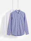 Pack Of 2 Full Sleeve Regular Fit Shirts