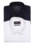 Easycare 2Pk Micro Print Shirt