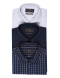 Easycare 3Pk Micro Print Shirt