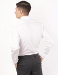 Pure Cotton Plain Cut Away Collar Shirt