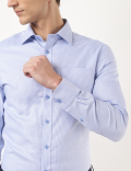 Pure Cotton Printed Spread Collar Shirt