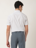Pure Cotton Check Classic Collar Shirt