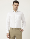Pure Cotton Slim Fit Textured Shirt