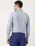 Pure Cotton Slim Fit Striped Shirt