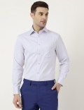 Pure Cotton Slim Fit Textured Shirt