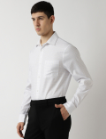 Pure Cotton Checks Spread Collar Shirt