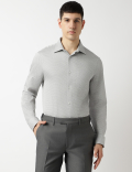 Pure Cotton Printed Spread Collar Shirt