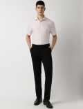 Pure Cotton Spread Collar Shirt