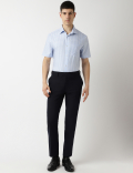 Pure Cotton Spread Collar Shirt