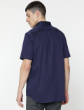 Pure Cotton Spread Collar Shirt