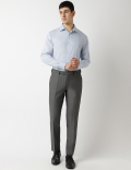 Pure Cotton Stripes Spread Collar Shirt