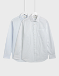 2pk Slim Fit Easy Iron Shirts