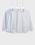 3pk Slim Fit Easy Iron Shirts