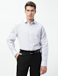 3pk Easy Iron Spread Collar Shirts