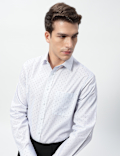 3pk Easy Iron Spread Collar Shirts