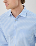 Pack Of 3 Print, Solid & Stripe Shirts