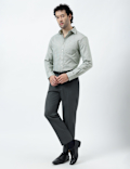 Pure Cotton Micro Check Shirt