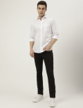Plain Spread Collar Shirt