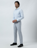 Cotton Rich Windowpane Check Shirt