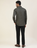 Cotton Slim Fit Solid Full Sleeves Shirt