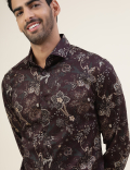 Premium Ornate Floral Print Slim Fit Shirt