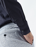 Regular Fit Cotton Rich Shirt