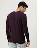 Modal Mix Plain Crew Neck T-shirt