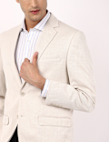 Plain Lapel Collar Blazer