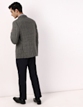Plain Lapel Collar Blazer