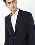 Plain Lapel Collar Blazer