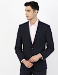 Plain Lapel Collar Blazer