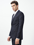 Checked Slim Fit Single-Breasted Blazer