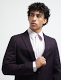 Textured Single-Breasted Blazer