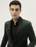 Shawl Lapel Neck Jacket