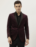 Shawl Lapel Neck Jacket