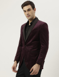 Shawl Lapel Neck Jacket