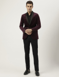 Shawl Lapel Neck Jacket