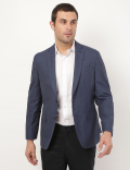 Plain Lapel Collar Blazer