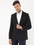 Plain Lapel Collar Blazer