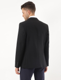 Plain Lapel Collar Blazer