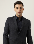 Slim Fit Textured Blazer