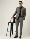 Regular Fit Plaid Check Blazer