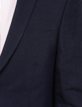 Linen Viscose Solid Jacket
