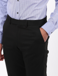 Black Dobby Trouser