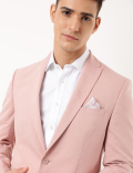 Plain Lapel Collar Blazer
