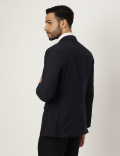Check Collared Blazer
