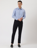 Textured Slim Fit Trouser