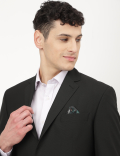 Textured Lapel Collar Blazer