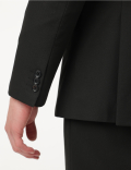 Textured Lapel Collar Blazer
