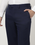 Tailored Fit Solid Trousers
